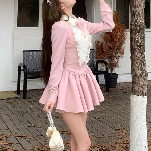 フリルメイドガールワンピ